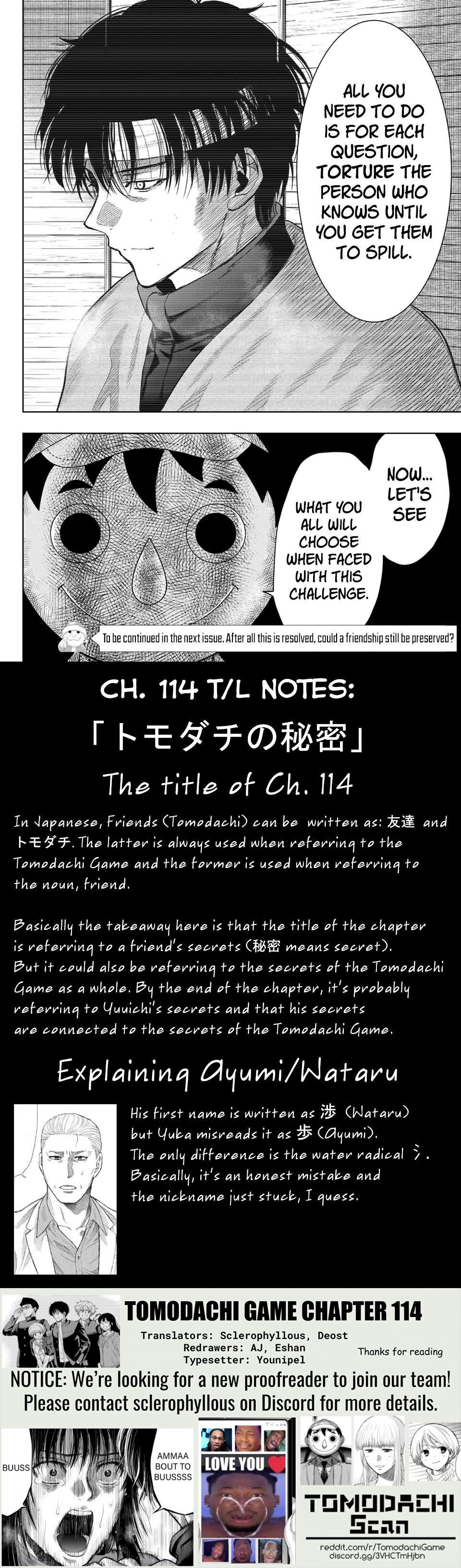 Tomodachi Game Ch.117 Page 6 - Mangago